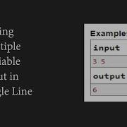 Taking Two Or More Variable Input In Single Line In Python Coder45