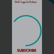 Create A Draw Dell Logo Using Python Turtle How To Draw Dell Logo Python Coding Viral Shorts