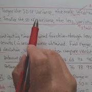 Statistics Compare Variation