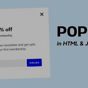 How To Make Simple Popup Box In HTML CSS Modal Using JavaScript
