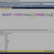 LTRIM RTRIM Function In SQL Server Database 43