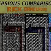 Rick Dangerous Versions Comparison Amiga AtariST MS DOS C64 And Much More