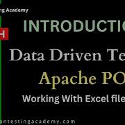 Introduction To Apache Poi Selenium Data Driven Testing Working With Excel In Selenium Part 1