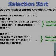 AP CSA 10 2 Selection Sort