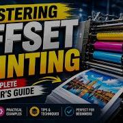 Mastering Offset Printing The Complete Beginner S Guide English