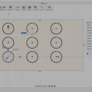 Circular And Rectangular Sketch Pattern