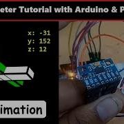 Accelerometer Arduino Tutorial 3D Processing