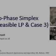 Week6 3 Two Phase Simplex Method Infeasible Case Case 3