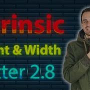 Flutter Tutorial Intrinsic Height Intrinsic Width Widgets 2022