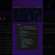 How To Make Interactive Particle Network Using HTML CSS JavaScript