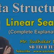 Linear Search With Example Program Sequential Search Searching In Data Structures