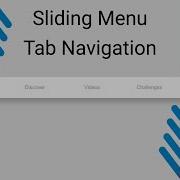Sliding Tab Menu Navigation HTML CSS JS