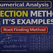 Bisection Method Solved Examples Easiest Tricks