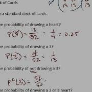 11 4 3 Of 5 Probability Example Deck Of Cards Mp4