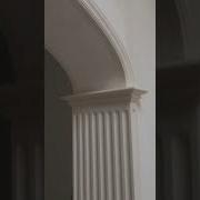 Plaster Archway With Fluted Columns And Plaster Skirting