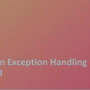 Tutorial 25 Python Exception Handling Part 1 Python Crash Course