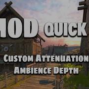 FMOD Custom Attenuation Ambience Depth