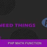 PHP Bangla Tutorial 13 PHP Math Functions