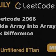 Leetcode 2966 Divide Array Into Arrays With Max Difference