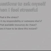 Stress Matrix Avi