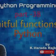Python Programming Part 38 Fruitful Functions In Python