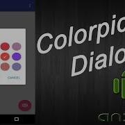 ColorPicker Dialog Android Tutorial