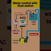 How To Float Switch Connection With Motor Starter Water Level Control Shorts Shortsvideo Viral