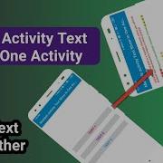 How To Show Multiple Activity Text In One Activity Pass Data One Activity To Another Activity Hindi