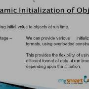 21 Dynamic Initialization Of Object C