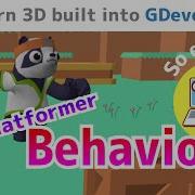 How To Use 3D Platformer Behaviors Tutorial To Learn 3D Built Into GDevelop