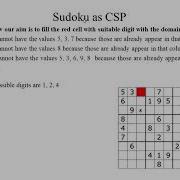 Artificial Intelligence Constraint Satisfaction Problem With Sudoku Solver