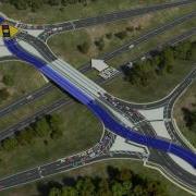 Diverging Diamond Interchange Visualization