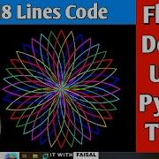 Mesmerizing Flower Design In Python Turtle Graphics Step By Step Coding For Beginners