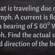 How To Use Vectors To Solve A Word Problem