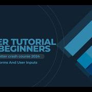 Flutter Tutorial For Beginners 12 Flutter Forms And User Inputs