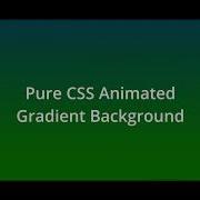 Pure CSS Animated Gradient Background Tutorial