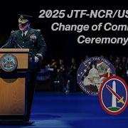 2025 JTF NCR USAMDW Change Of Command Ceremony