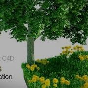 Tree Render Test With Laubwerk 3D Plants For Cinema 4D