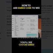 Wix Tutorial For Beginners How To Add HTML Code Or Embed Codes In Wix Shorts