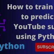 How To Train SVM To Predict Youtube Subs Using Python