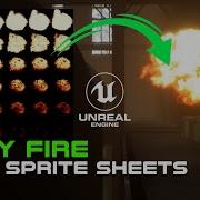 Создавайте ПРОСТЫЕ эффекты огня с помощью спрайт листов в Unreal Engine 5