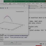 Graficar Una Función Vectorial R A R 3 En Gnuplot