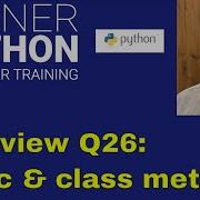 Python Interview Question 26 Static And Class Methods