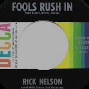 1963 HITS ARCHIVE Fools Rush In Rick Nelson