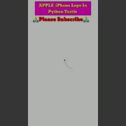 Make Apple Logo In Python Turtle Apple Logo Drawing Using Python Turtle Shorts Youtube Apple