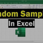 How To Create A Random Sample In Excel 2 Methods