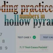 Coding Practice 14A Numbers In Hollow Pyramid Explanation In Telugu CCBP NXT Wave Python