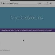 Setting Up A Classroom In Repl It
