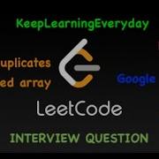 Remove Duplicates From Sorted Array Interview Question GOOGLE FACEBOOK