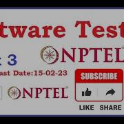 Software Testing Assignment Week 3 Answer Nptel Software Testing Week 3 Assignment Answer